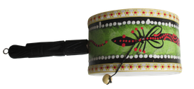Hand Drum Art. Code ZBP019-Size L 24, D12, H 7 cm- Price 1,80 usd.