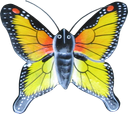 Magnet animal wood butterfly yellow. Art. code ZM034. Size L 7 cm H 6,5 cm. Price FOB 0,33 usd. Art. code ZM038. Size L 9,5 cm, H 8 cm. Price FOB 0,38 usd.