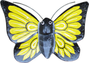 Magnet animal wood butterfly yellow. Art. code ZM026. Size L 8 cm H 6 cm. Price FOB 0,28 usd. Art. code ZM030. Size L 9 cm, H 7 cm. Price FOB 0,33 usd.