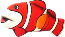 Art. code ZM007. Magnet animal wood Nemo 2. Size L 7,5 cm H 4,5 cm. Price FOB 0,28 usd.