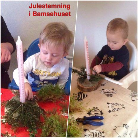 Der dekoreres flotte juledekorationer :-)