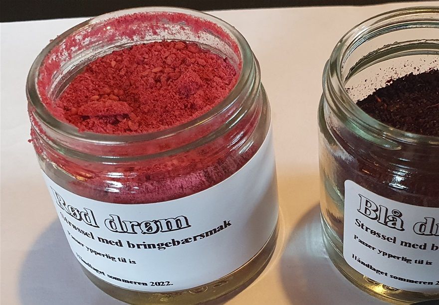 Rød og blå drøm strøssel
