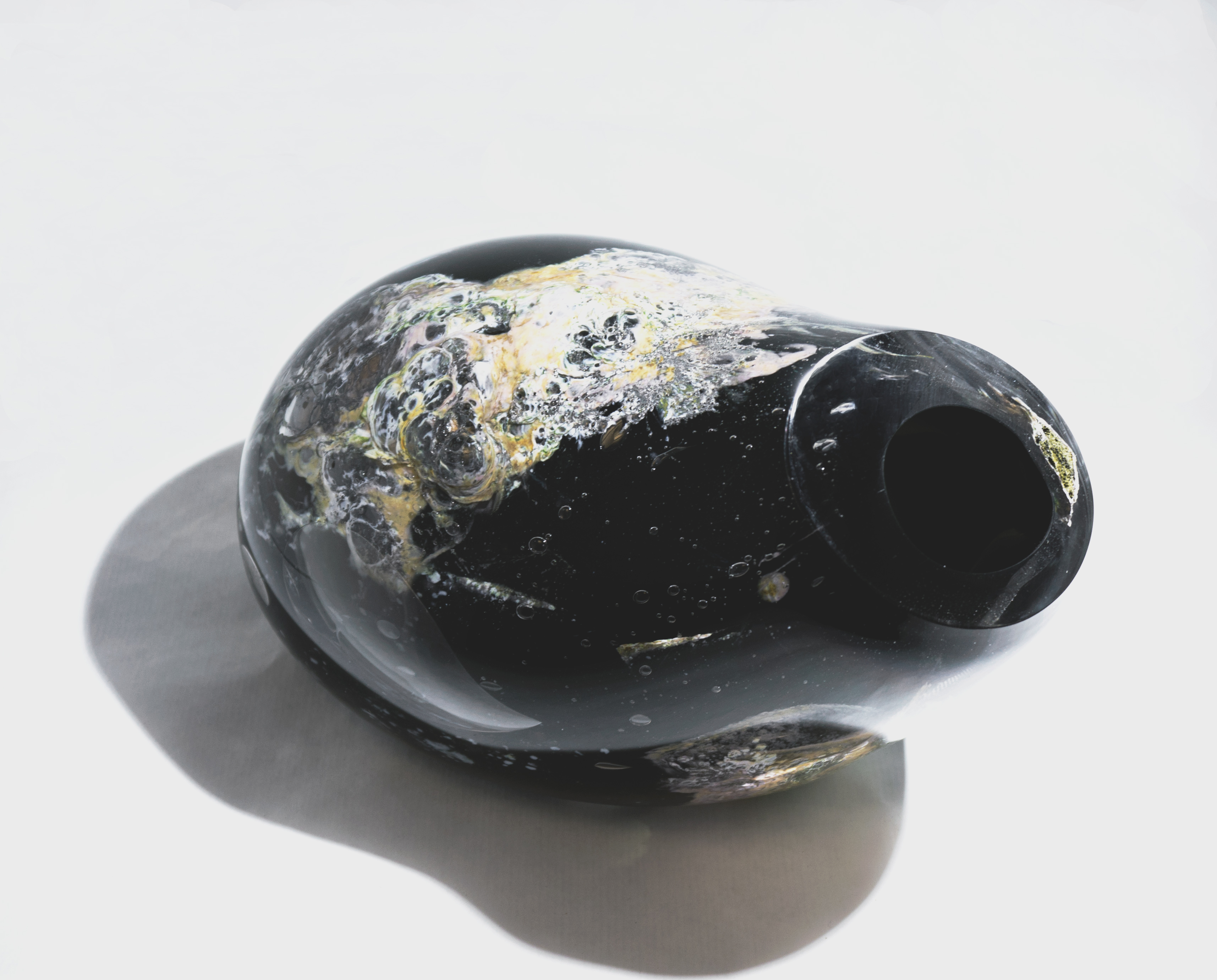 Resting Black Globe