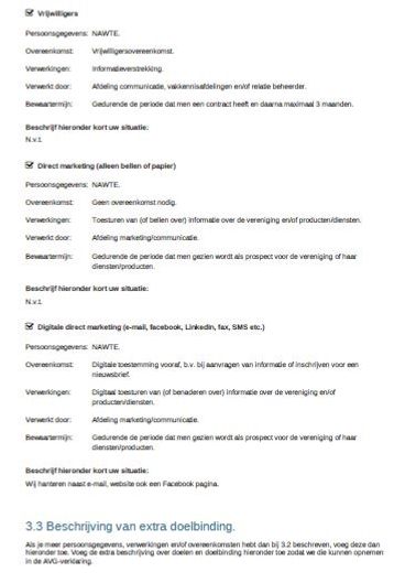 Inventarisatie doelbinding - 4