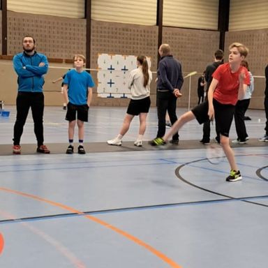 Gerben in volle actie tijdens deze slag