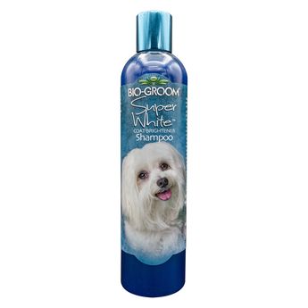 n°1  Bio-Groom-Super-White-Coat-Brightener-Shampoo 15 eur/st