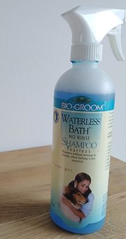 n°5.  BIO-GROOM WATERLESS-BATH™ NO RINSE DOG SHAMPOO 17 eur/st