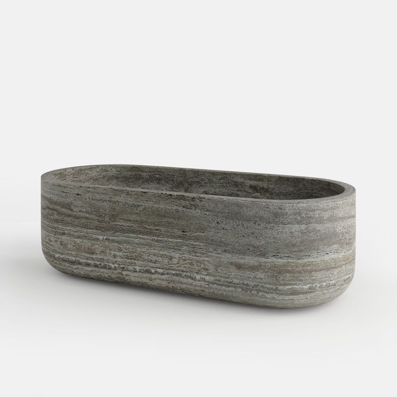 Dorian in Silver Travertine