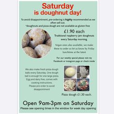 Doughnuts and pizza dough