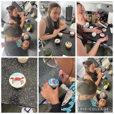 Paint a cake cupcakes