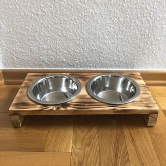 Napf mit Holzhalter