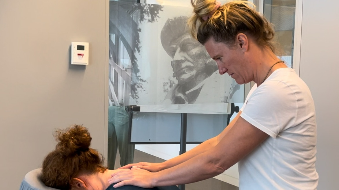 Stoelmassage door Ilona