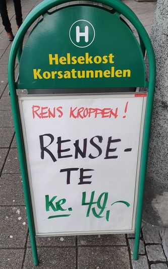 Her er reklame fra helsekostbutikk som da har 