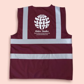 fluo vest bedrukt met bedrijfslogo