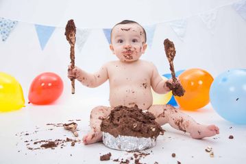 Beehive Photography Studios - Cake Smash - 1st Birthday - South Wales 