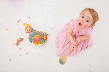 Beehive Photography Studios - Cake Smash - 1st Birthday - South Wales 