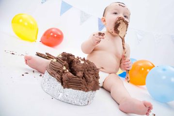 Beehive Photography Studios - Cake Smash - 1st Birthday - South Wales 