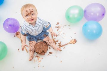 Beehive Photography Studios - Cake Smash - 1st Birthday - South Wales 