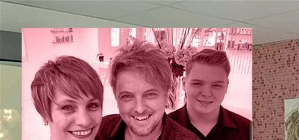 Mark & Therase's new salon in Cairns (their son Jo is now an apprentice).
