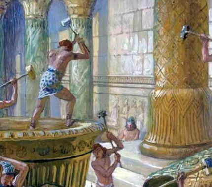 Solomon's Temple was completely destroyed !!