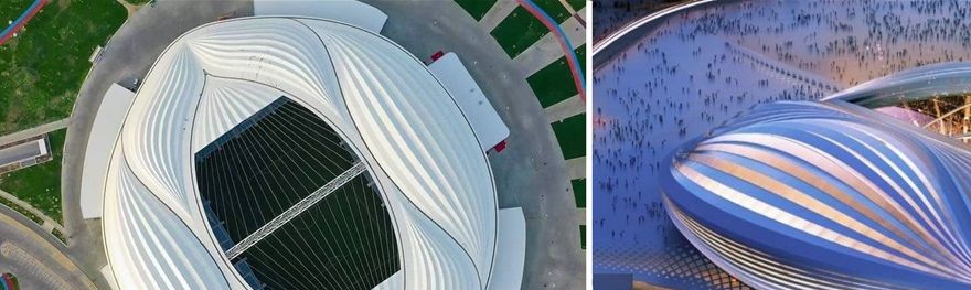 THE WORLD CUP 2022 VENUE SHARES THE SAME HINDU SEX/FERTILITY ICONOGRAPHY! - (Shakti's Vagina)