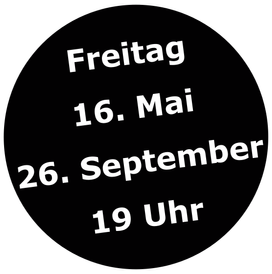 Disco für alle. Vorbei kommen. Mittanzen. Freunde treffen. Spaß haben.