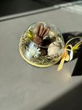 Glaskugel Ø13cm mit Osterdeko
