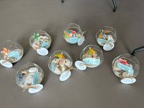 Glaskugeln mit Sommerthema