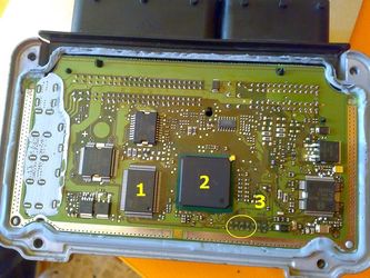 vista della PCB della centralina BMSK