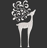 Holiday Deer FOS01-FOSMES1010
