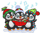 Kawaii Caroling Penguins TBC01-TS9340