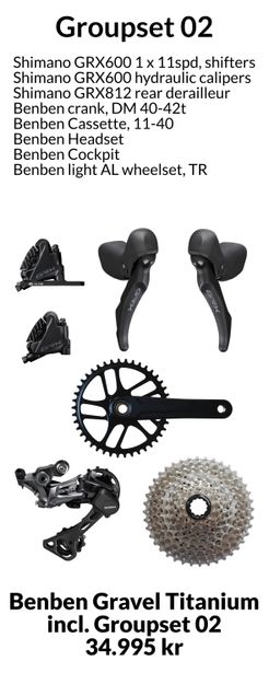 Benben Groupset 02 ti 25
