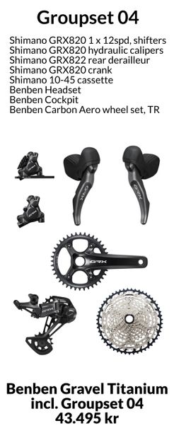 Benben Groupset 04 ti 25