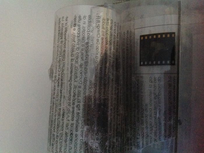 the original text was in English, together with one of the editions, got intentionally destroyed for a perhaps bound to happen life incident: misunderstanding of certain issues or an intuitive grasp of problems related to personal survival as an artist, painter, or journalist
the translated version in Italian was done by Antonio, with whom I got married a year later
the realisation of the box and part of its concept was from designer Daniela Lotti, from whom I rented a living space during the year that I was writing this thesis
