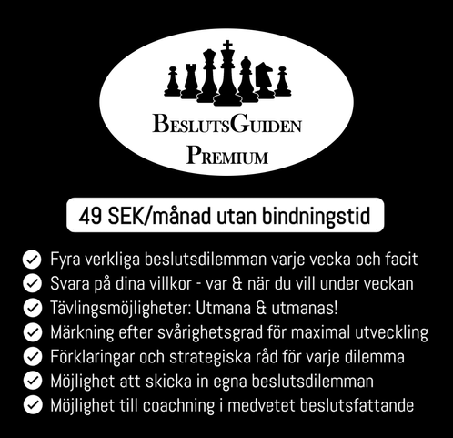 Tjänstepaket: Beslutsguiden Premium