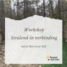 Workshop stralend in verbinding bij praktijk Bewust je-Zelf Zien.