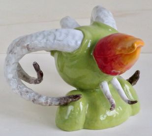 Groene kop Witte hoorns (2)