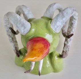 Groene kop Witte hoorns (6)