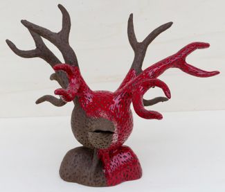 Rood Bruine hoorn kop (5)
