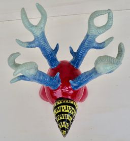 Wit Blauwe Hoorn kop Rood (6)