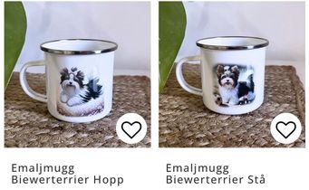 Emaljmugg med BT