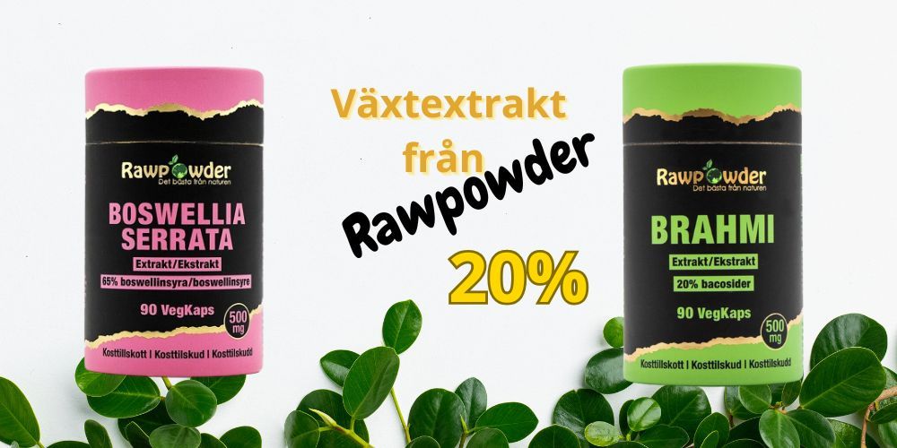 Växtextrakt från Rawpowders