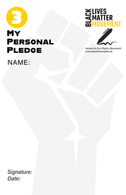 3) THE PLEDGE - MY PERSONAL PLEDGE
