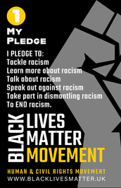 1) THE PLEDGE - BLACK BACKGROUND