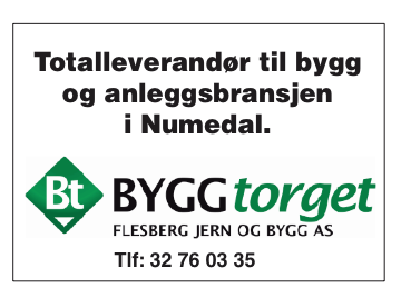 Liten annonse FJB Byggtorget