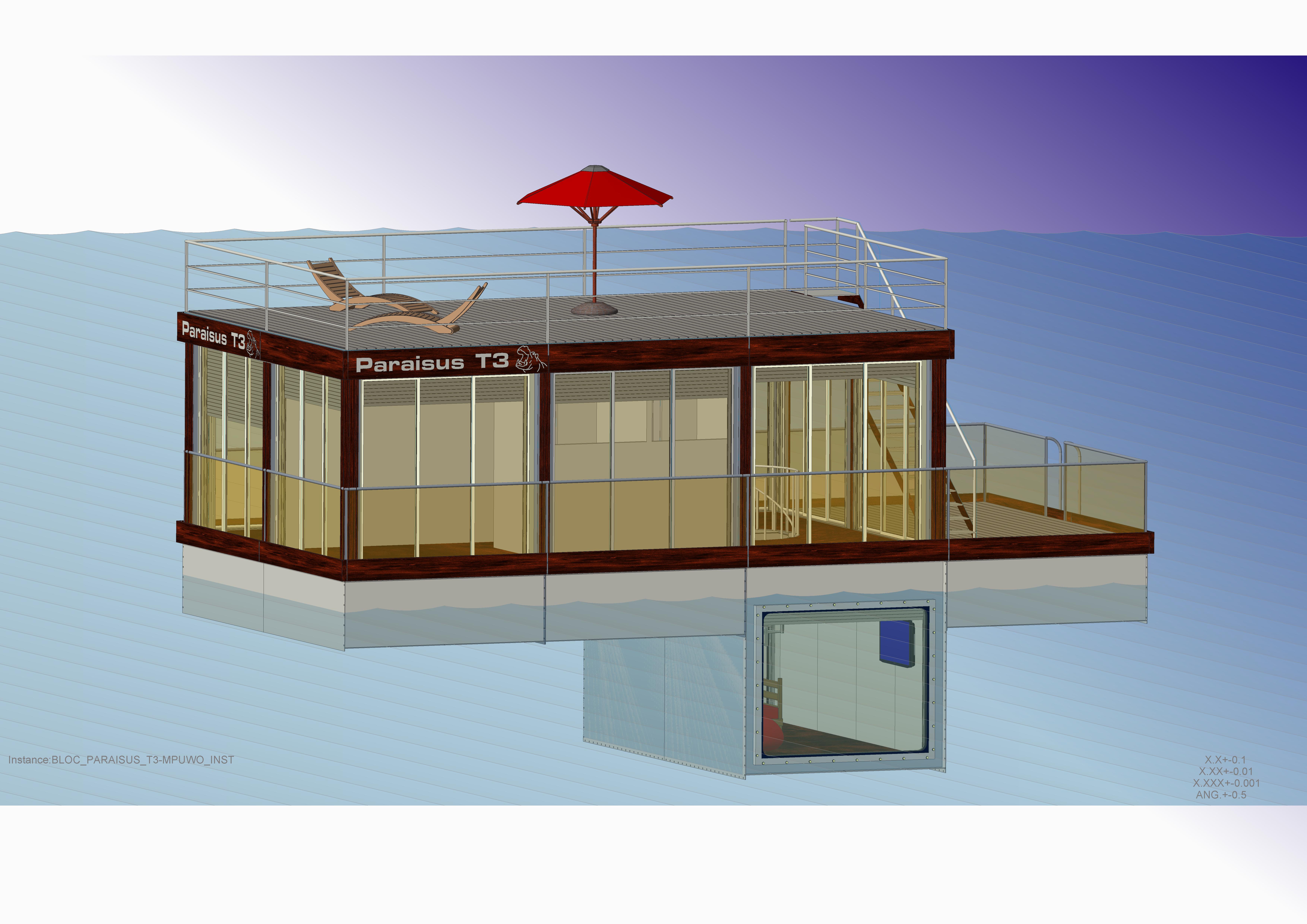 Bungalow, Casas Modulares, Casas prefabricadas, Casas  Flutuantes