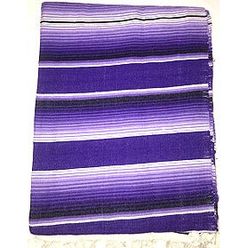 Two Color Sarape-Saltillo - Purple-Lavendel