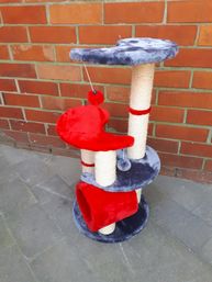 promo kattenkrabpaal banti rood prijs 29.95euro 