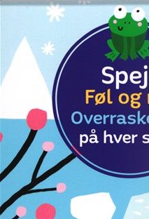 15) Til 1-årige Emma er der 'Min meget store sansebog'.  Den fylder knap en kvadratmeter udslået og giver plads til, at lille Emma kan bruge sig selv som bogmærke.