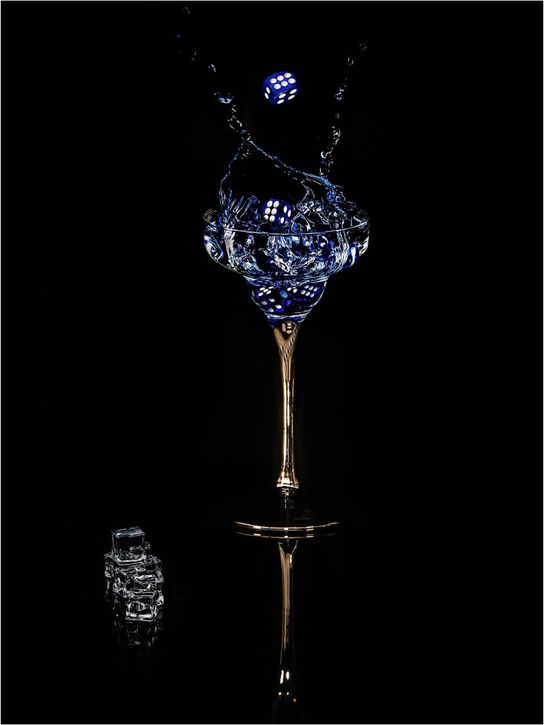 A splash of D ice